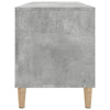 LP-levyjen säilytyskaappi betoninharmaa 100x38x48 cm puu
