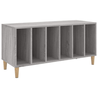 LP-levyjen säilytyskaappi harmaa Sonoma 100x38x48 cm puu