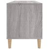 LP-levyjen säilytyskaappi harmaa Sonoma 100x38x48 cm puu