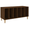 LP-levyjen säilytyskaappi ruskea tammi 100x38x48 cm puu