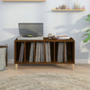 LP-levyjen säilytyskaappi ruskea tammi 100x38x48 cm puu