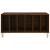 LP-levyjen säilytyskaappi ruskea tammi 100x38x48 cm puu
