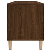 LP-levyjen säilytyskaappi ruskea tammi 100x38x48 cm puu