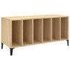 LP-levyjen säilytyskaappi Sonoma-tammi 100x38x48 cm puu