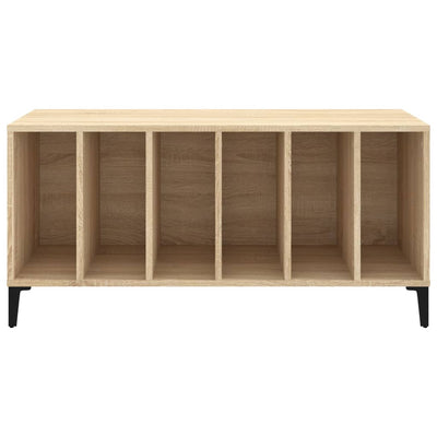 LP-levyjen säilytyskaappi Sonoma-tammi 100x38x48 cm puu