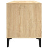 LP-levyjen säilytyskaappi Sonoma-tammi 100x38x48 cm puu