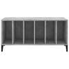 LP-levyjen säilytyskaappi betoninharmaa 100x38x48 cm puu