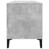 LP-levyjen säilytyskaappi betoninharmaa 100x38x48 cm puu