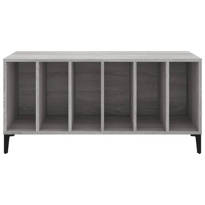 LP-levyjen säilytyskaappi harmaa Sonoma 100x38x48 cm puu