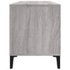 LP-levyjen säilytyskaappi harmaa Sonoma 100x38x48 cm puu