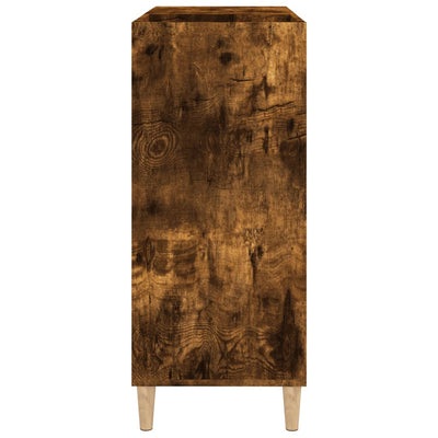 LP-levyjen säilytyskaappi savutammi 84,5x38x89 cm tekninen puu