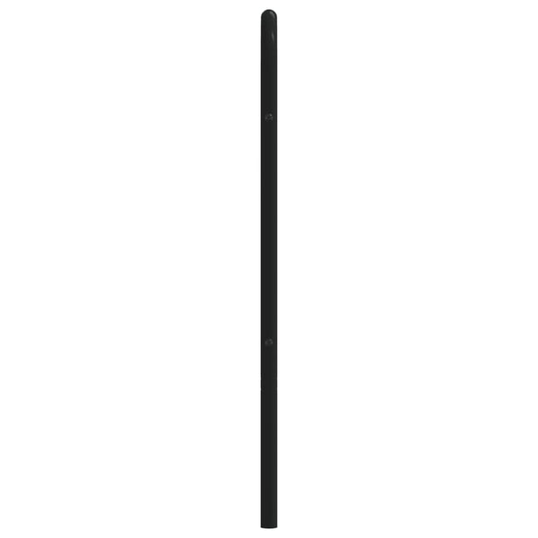 Metallinen vaihtopääty musta 140 cm