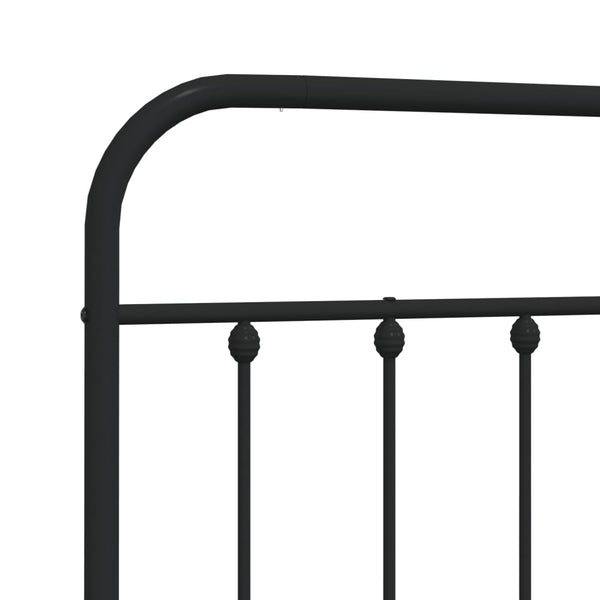 Metallinen vaihtopääty musta 140 cm