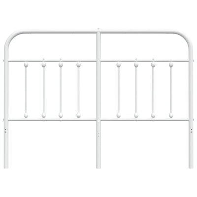 Valkoinen metallinen sängynpääty Mueser 150cm