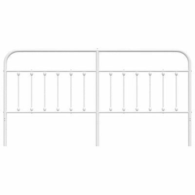 Valkoinen metallinen sängynpääty Mueser 193cm