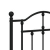 Metallinen vaihtopääty musta 140 cm
