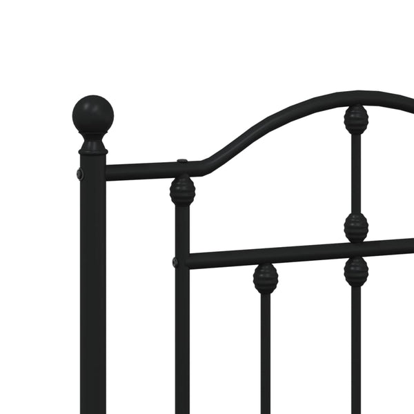 Metallinen vaihtopääty musta 140 cm