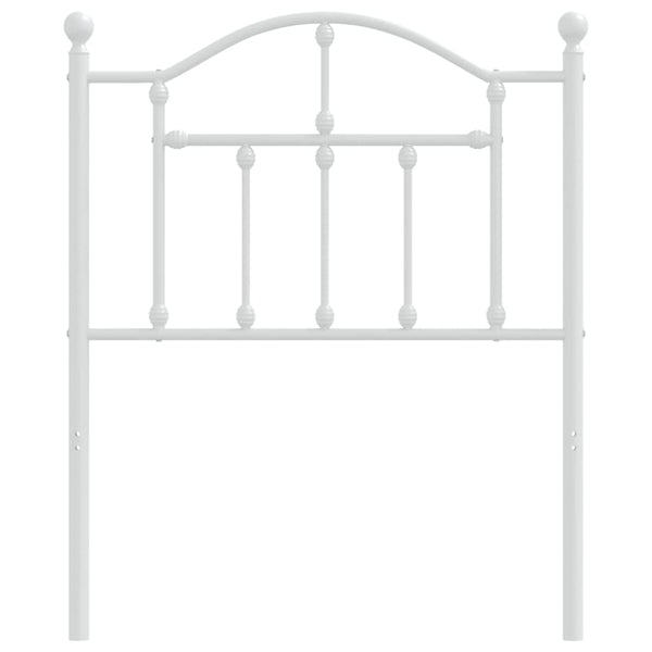 Metallinen vaihtopääty valkoinen 75 cm