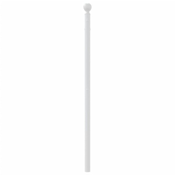 Metallinen vaihtopääty valkoinen 75 cm
