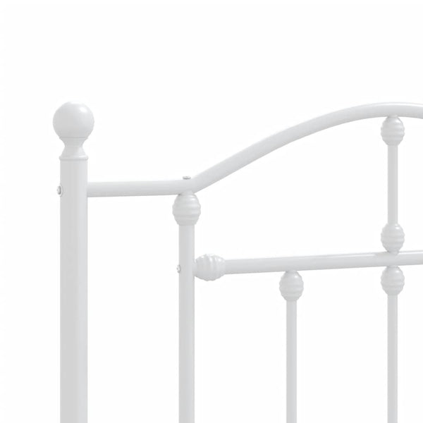 Metallinen vaihtopääty valkoinen 75 cm