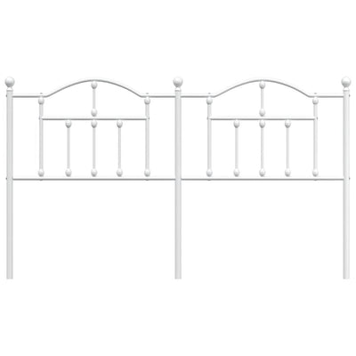 Valkoinen metallinen sängynpääty Imastuhi 160cm