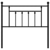Metallinen vaihtopääty musta 90 cm
