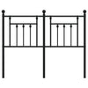 Metallinen vaihtopääty musta 120 cm