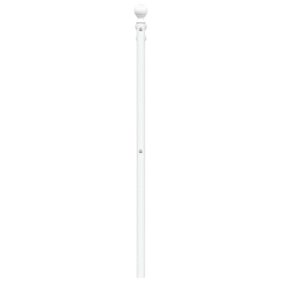Metallinen sängynpääty valkoinen 193 cm