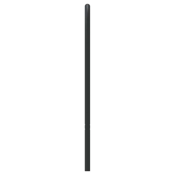 Metallinen vaihtopääty musta 100 cm