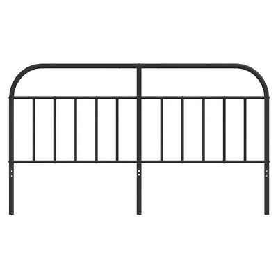 Musta metallinen sängynpääty Is 180cm