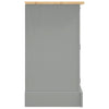 Senkki Corona harmaa 112x43x78 cm täysi Meksikon mänty
