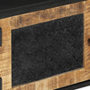 TV-taso 110x30x40 cm täysi mangopuu ja rauta