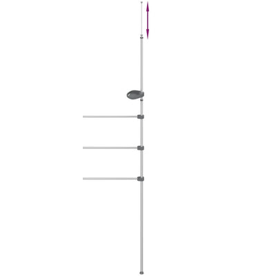 Pyyheteline 47x280 cm alumiini