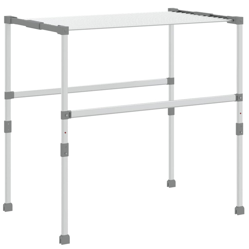 Aluminium pyykinkuivausteline Khalid 83x(50-55)x(40-85)cm