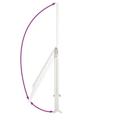 Jatkettava kuivausteline kylpyammeen ylle Decea 53-90cm (alumiini)