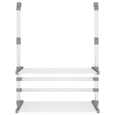 Kuivausteline parvekkeelle Ghioc 54x25x42cm (alumiini)