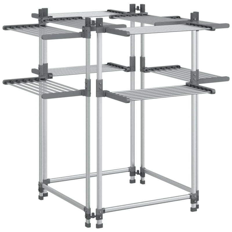 Aluminium pyykinkuivausteline Cid 107x107x120cm