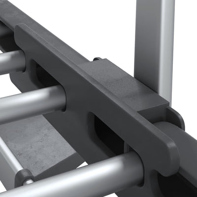 Alumiini hyllykkö pesukoneen ylle Caduc 77x52x192cm