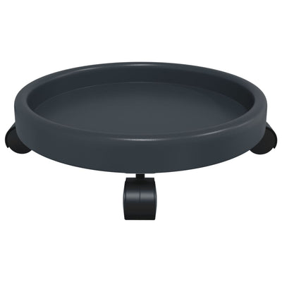 Kasvirullakot pyörillä 2 kpl harmaa halkaisija 34 cm 35 kg