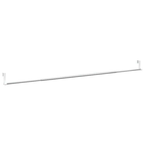 Verhotangot 2 kpl valkoinen ja hopea 90-135 cm alumiini