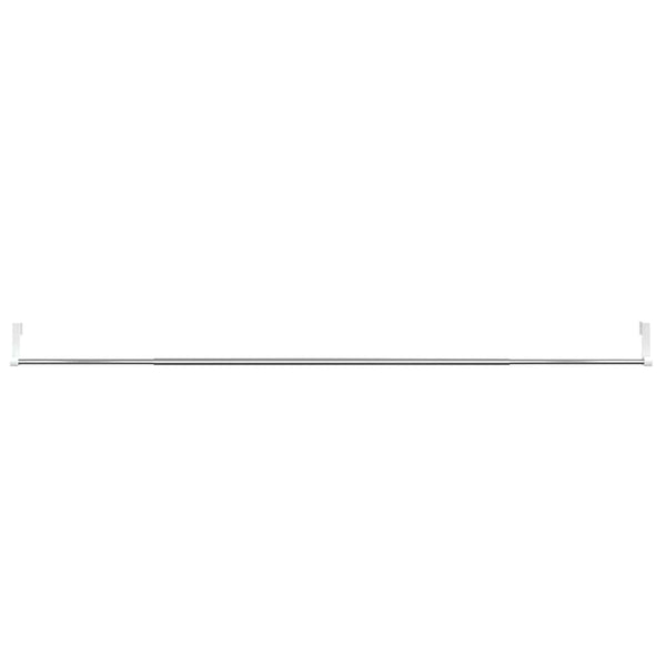 Verhotangot 2 kpl valkoinen ja hopea 90-135 cm alumiini