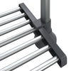 Keittiöhylly 50x25x(50-70) cm alumiini