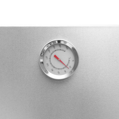 Galvanoitu teräs bbq savustinuuni Ghiulfer 44,5x29x110cm (puulastuilla)