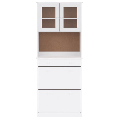 Valkoinen senkki alta Ila 77x35x188cm (mänty)