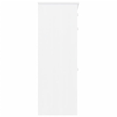 Valkoinen kenkäkaappi alta Cofa 77x35x96cm (mänty)