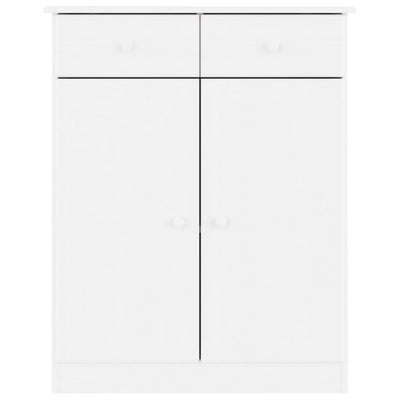 Kenkäkaappi ALTA valkoinen 77x35x96 cm täysi mänty