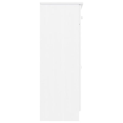 Valkoinen kenkäkaappi alta Herul 77x35x96cm (mänty)