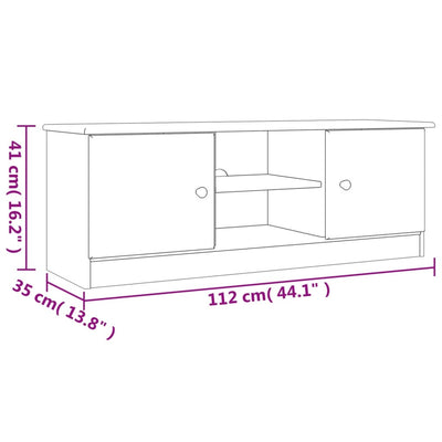 TV-taso ALTA 112x35x41 cm täysi mänty