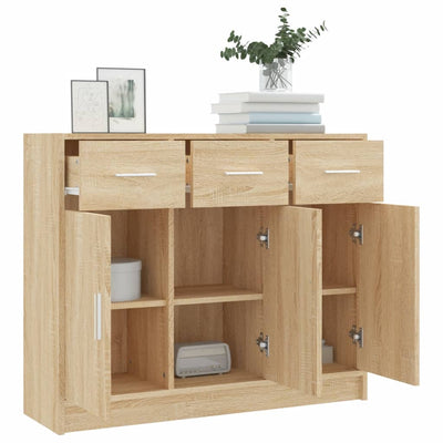 Senkki Sonoma tammi 91x28x75 cm tekninen puu