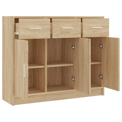 Senkki Sonoma tammi 91x28x75 cm tekninen puu